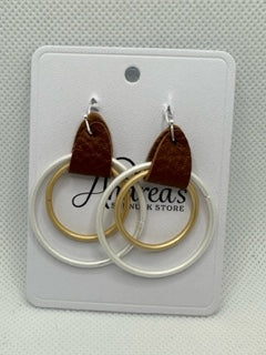 Double Ring Earrings