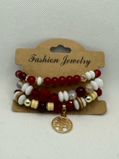 Tri bracelet red