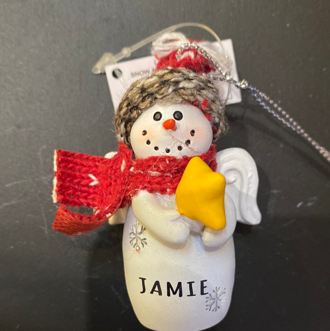 Snow Angel Ornament JAMIE