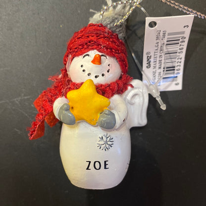 Snow Angel Ornament ZOE