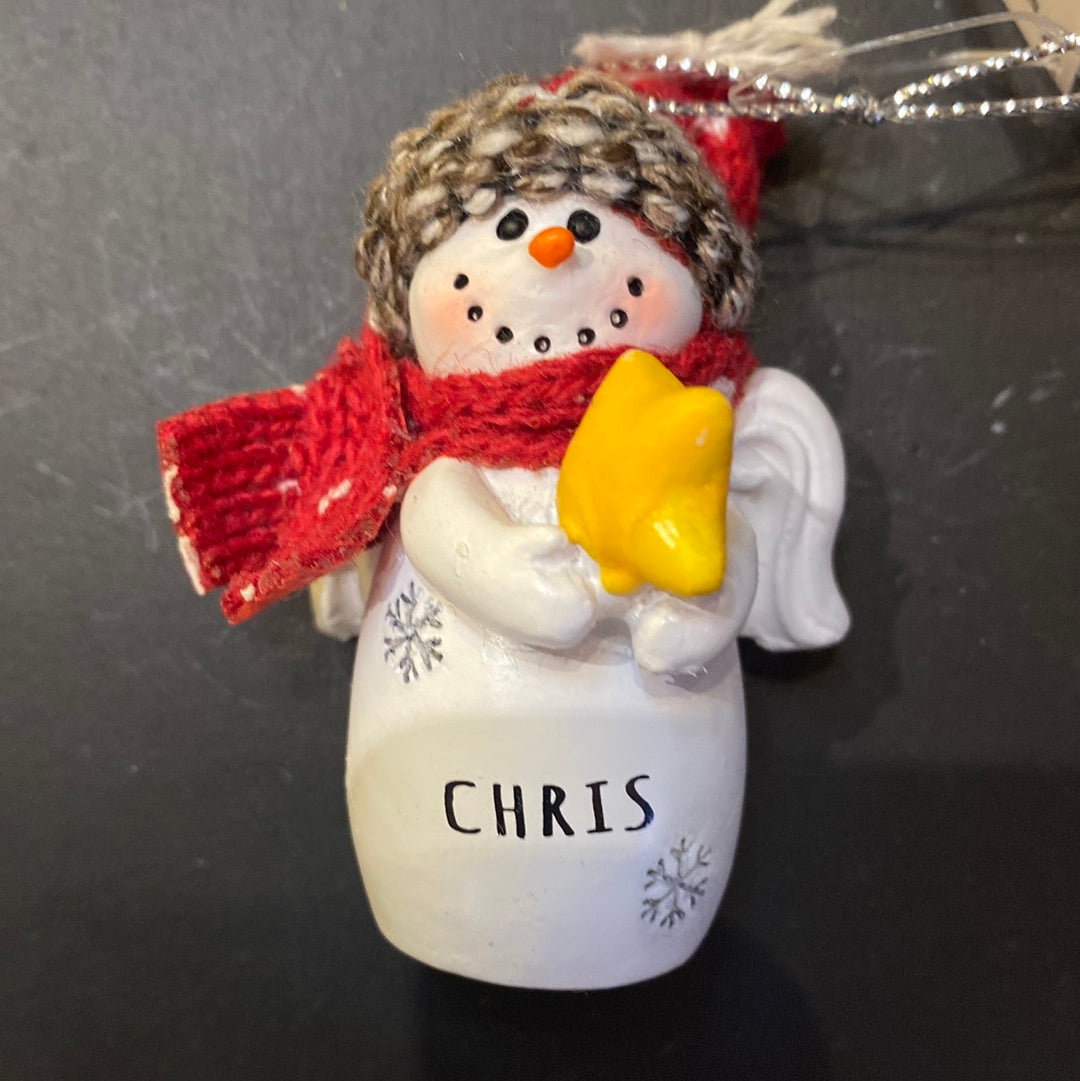 Snow Angel Ornament CHRIS