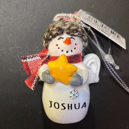 Snow Angel Ornament JOSHUA
