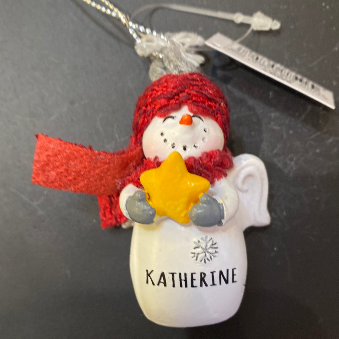 Snow Angel Ornament KATHERINE