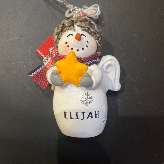 Snow Angel Ornament ELIJAH