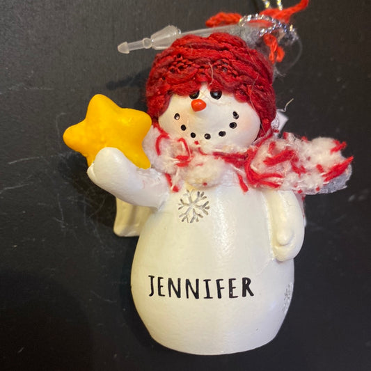 Snow Angel Ornament JENNIFER