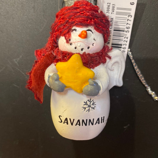 Snow Angel Ornament SAVANNAH