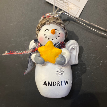 Snow Angel Ornament ANDREW