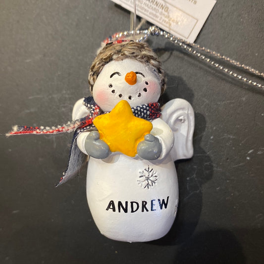 Snow Angel Ornament ANDREW