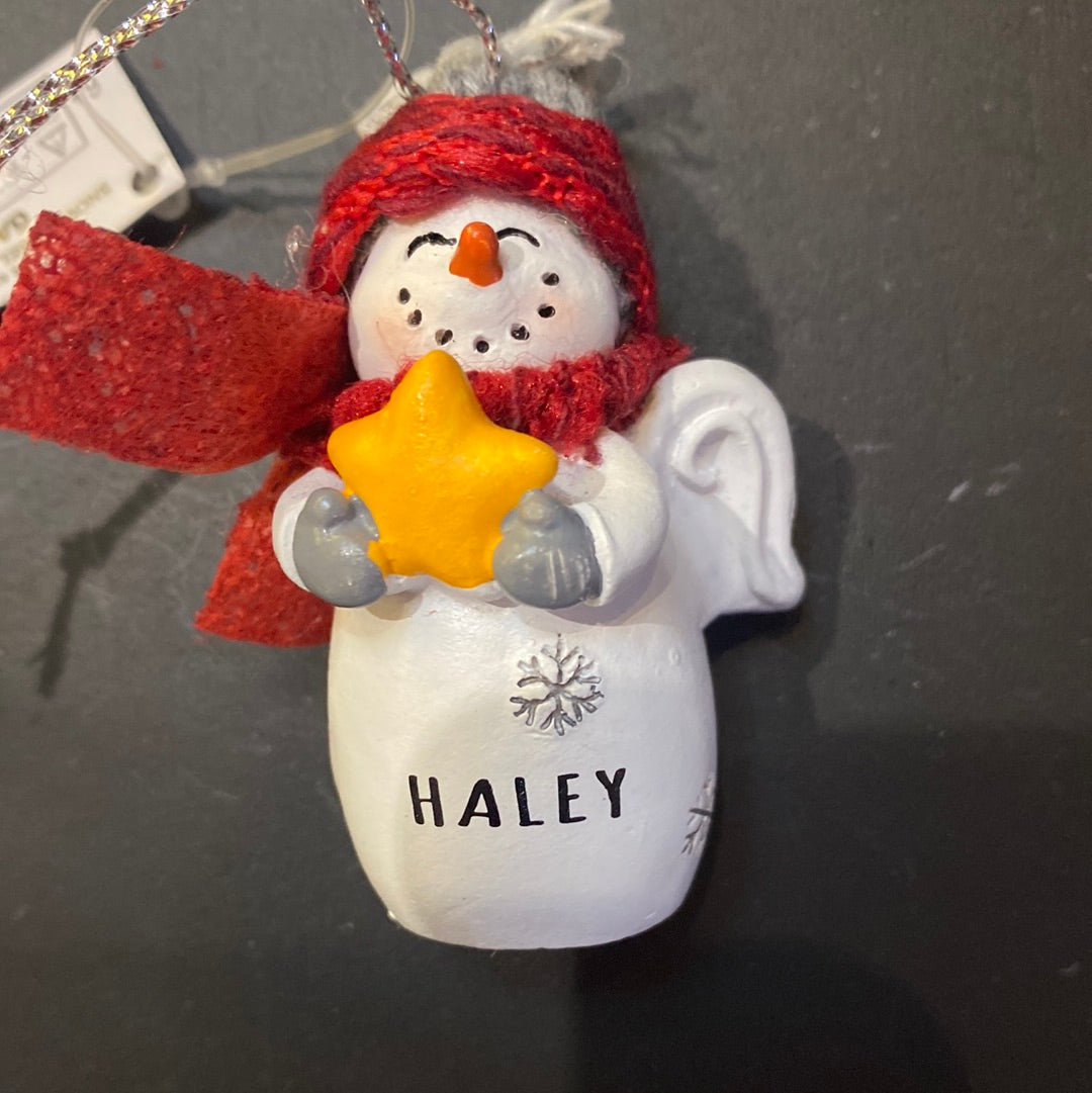 Snow Angel Ornament HALEY