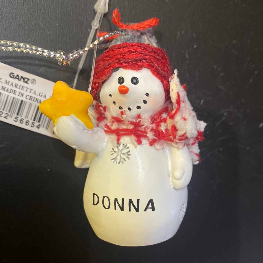 Snow Angel Ornament DONNA