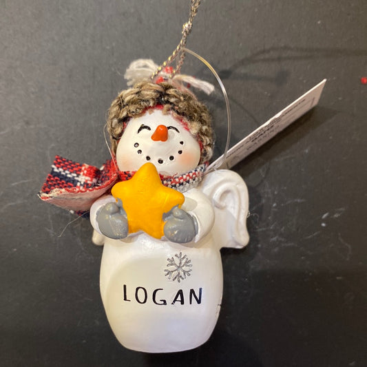 Snow Angel Ornament LOGAN