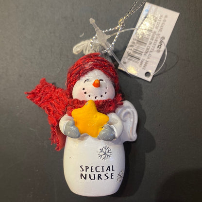 Snow Angel Ornament Special Nurse