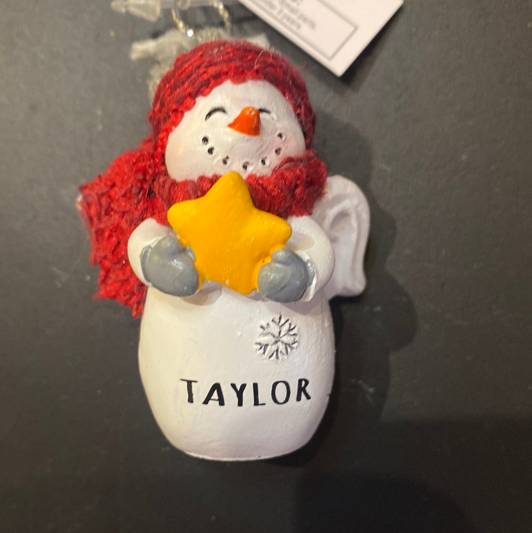 Snow Angel Ornament TAYLOR