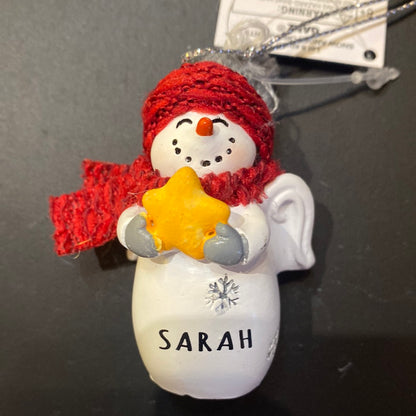 Snow Angel Ornament SARAH