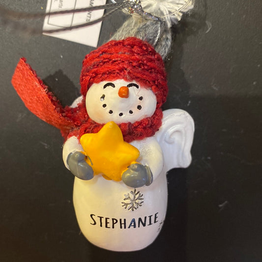 Snow Angel Ornament STEPHANIE