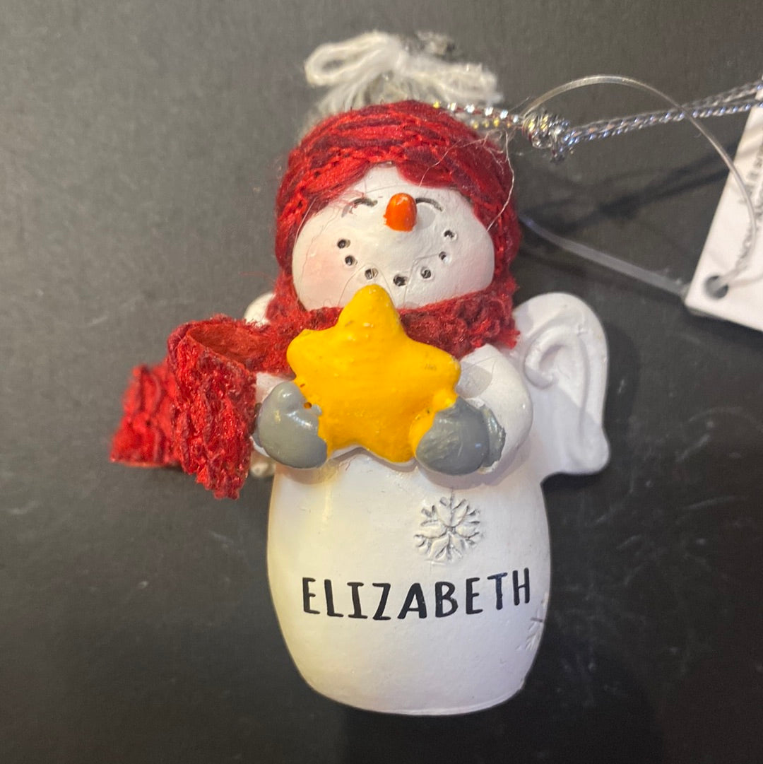 Snow Angel Ornament ELIZABETH