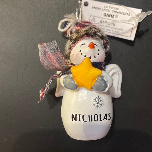 Snow Angel Ornament NICHOLAS