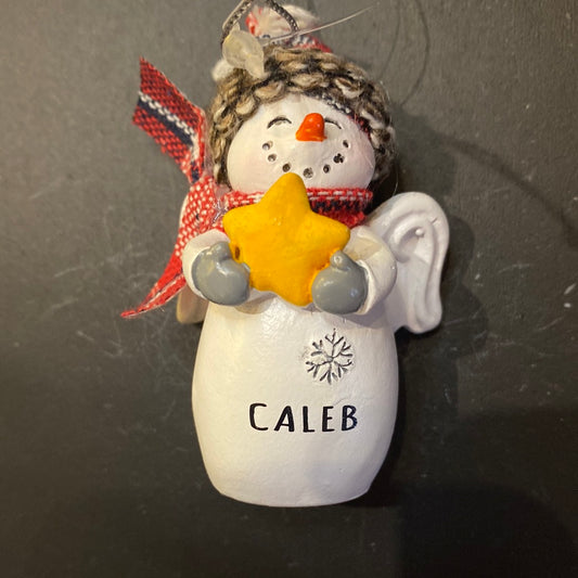 Snow Angel Ornament CALEB