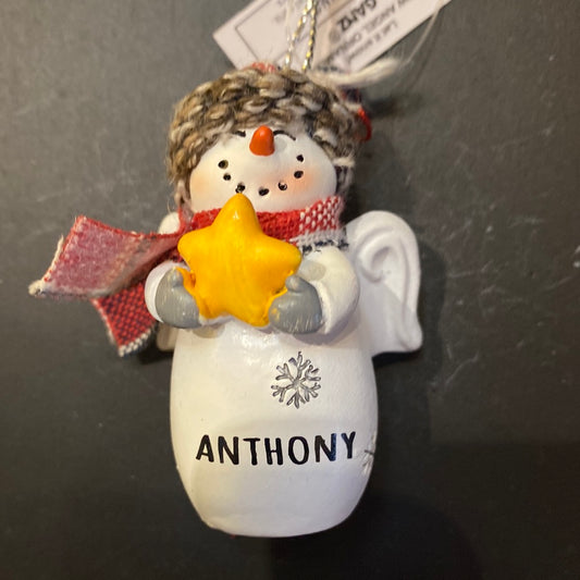 Snow Angel Ornament ANTHONY