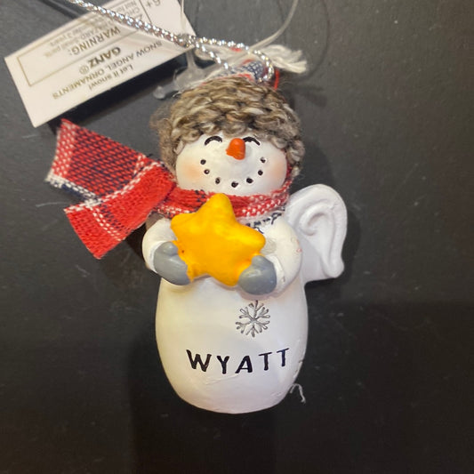 Snow Angel Ornament WYATT