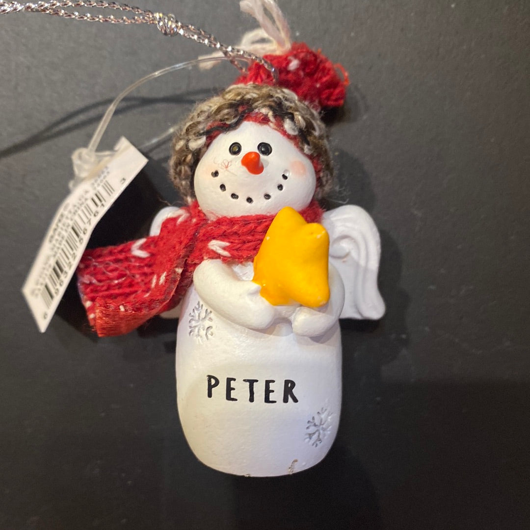 Snow Angel Ornament PETER