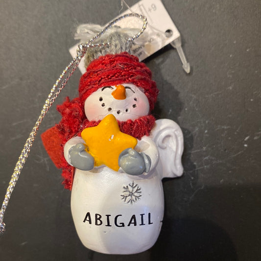 Snow Angel Ornament ABIGAIL