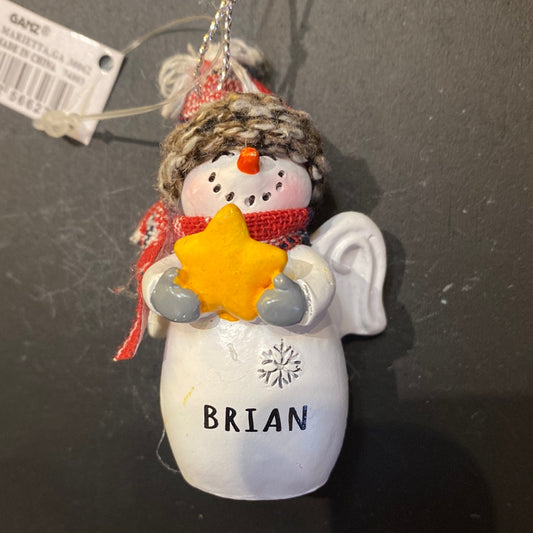 Snow Angel Ornament BRIAN