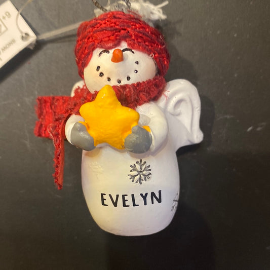 Snow Angel Ornament EVELYN