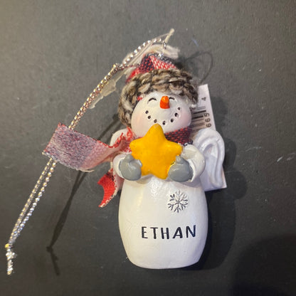 Snow Angel Ornament ETHAN