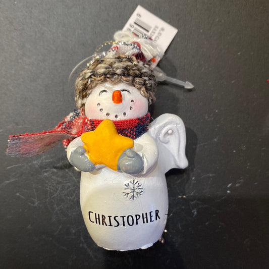 Snow Angel Ornament CHRISTOPHER