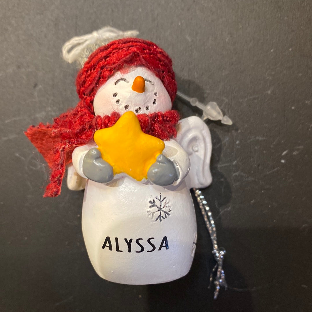 Snow Angel Ornament ALYSSA
