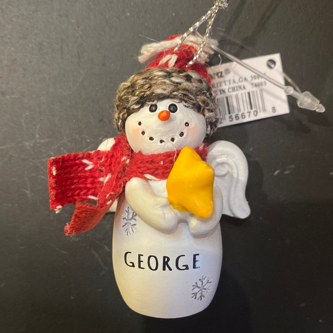 Snow Angel Ornament GEORGE