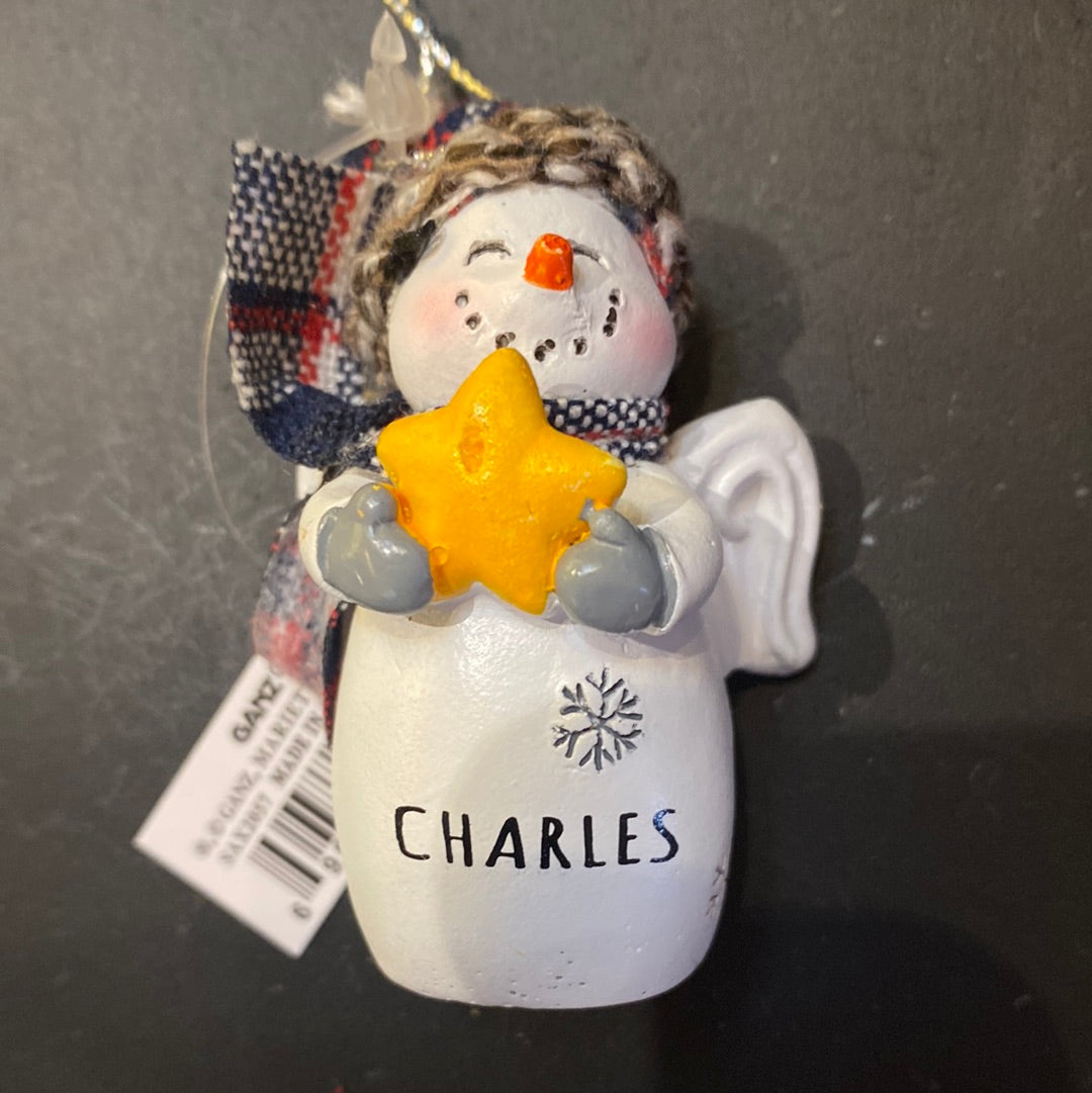 Snow Angel Ornament CHARLES