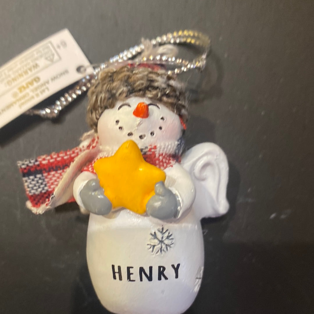 Snow Angel Ornament HENRY