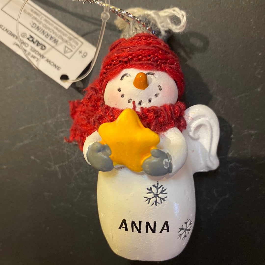 Snow Angel Ornament ANNA