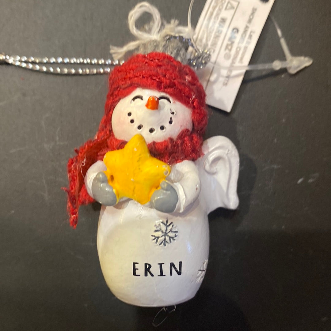 Snow Angel Ornament ERIN