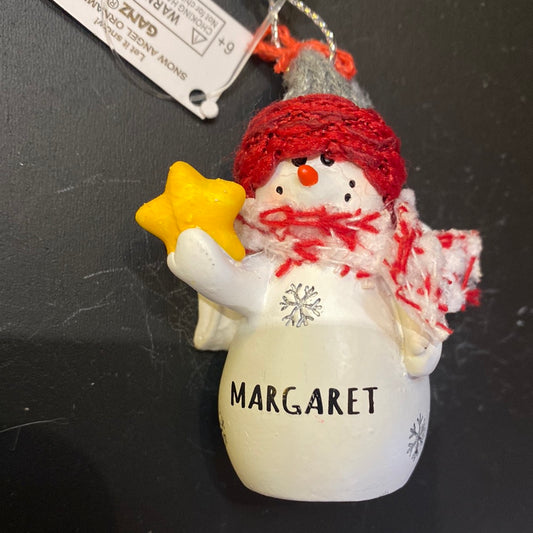 Snow Angel Ornament MARGARET