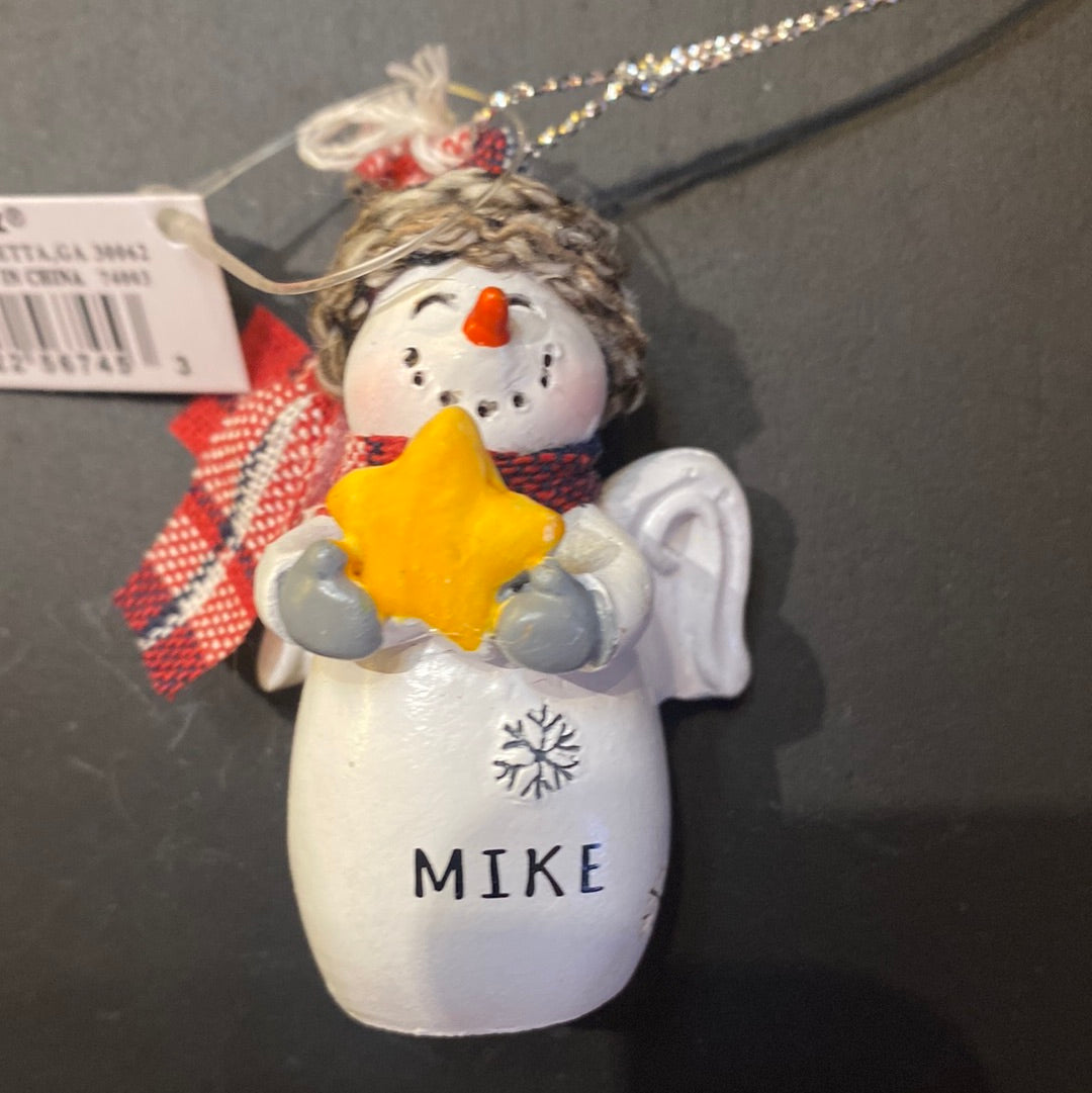 Snow Angel Ornament Mike