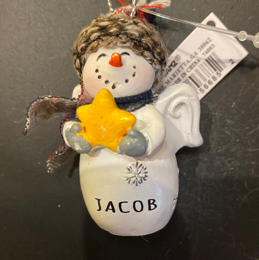 Snow Angel Ornament JACOB