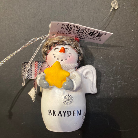 Snow Angel Ornament BRAYDEN