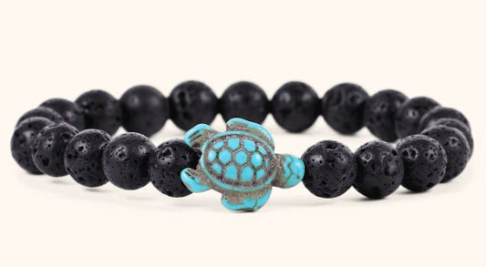 The Journey Bracelet Lava Stone by Fahlo