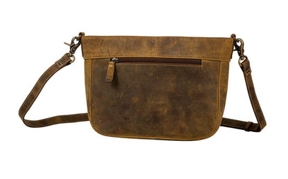 Lawson Roundup Satchel Leather & Hairon Bag