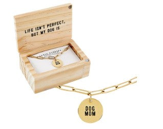 Boxed Link Necklace Gift - Dog Mom
