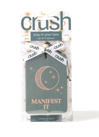 Crush stay in your lane car air freshener