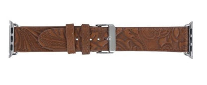 Mittangle Embossed Leather Watch Band 42MM/44MM