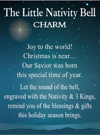 Nativity Bell Charm