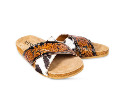 Nevada Hand-tooled Sandals