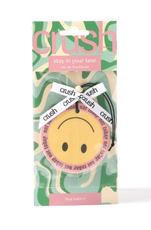 Crush stay in your lane car air freshener