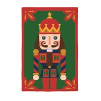 Nutcracker Applique Garden Flag