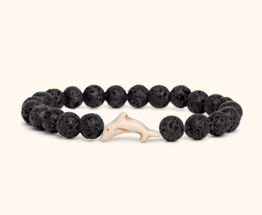 The Odyssey Bracelet Lava Stone by Fahlo